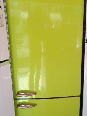 [DEFOLU] VESTEL Retro NFK510 Yeşil A+ Kombi No-Frost Buzdolabı